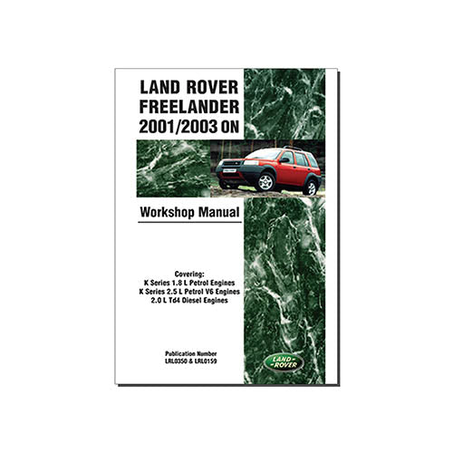 LAND ROVER FREELANDER WORK SHOP MANUAL 2001-2003 ON - BROOKLANDS - DA3147