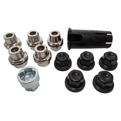 LOCKING WHEEL NUT KIT (BLACK CAP) - OEM - DA3548