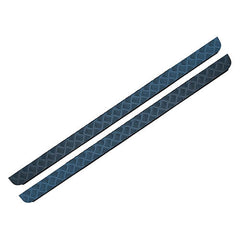 90 CHEQUERED SILLS PAIR - BLACK - BRITPART - DA4072B
