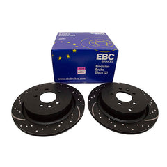 BRAKE DISC REAR VENTED (PAIR) - EBC - DA4188