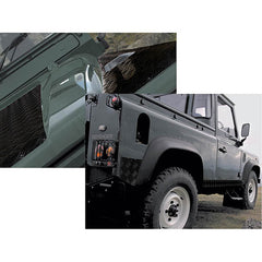 CHEQUER PLATE KIT - DEF 90 - BLACK - BRITPART - DA4296B