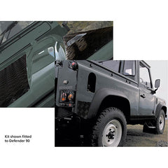 CHEQUER PLATE KIT - DEF 110 - BLACK - BRITPART - DA4297B