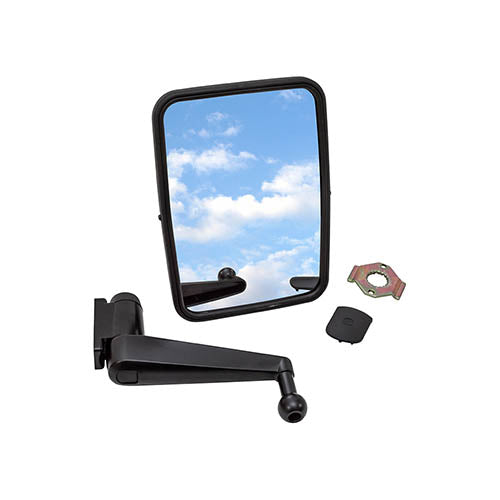 UNBREAKABLE MIRROR KIT FLAT SHORT ARM - BRITPART - DA4405