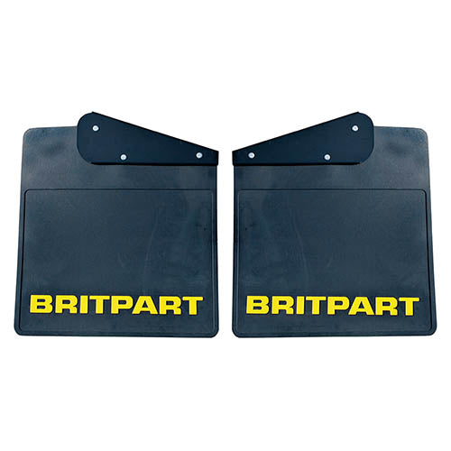 Land Rover Defender 90 Rear Wide Mud Flaps (Pair) - Britpart - DA4533