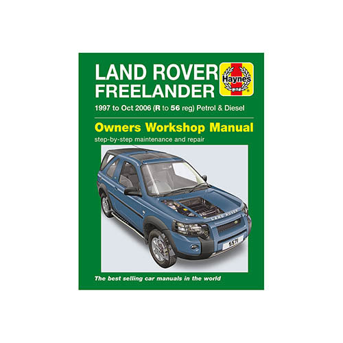 FREELANDER 97- OCT 06 (R TO 56 REG) PETROL & DIESEL MANUAL - HAYNES - DA4565