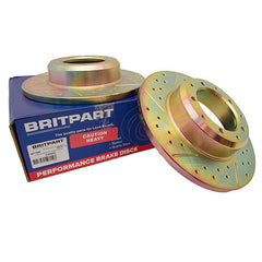 REAR BRAKE DISC (PAIR) - BRITPART - DA4605