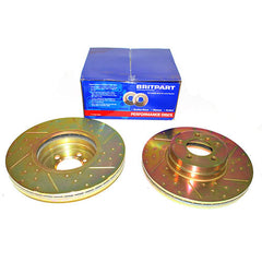 FRONT BRAKE DISC (PAIR) - BRITPART - DA4609