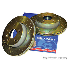 FRONT BRAKE DISC (PAIR) - BRITPART - DA4611