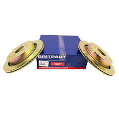 REAR BRAKE DISC (PAIR) - BRITPART - DA4613