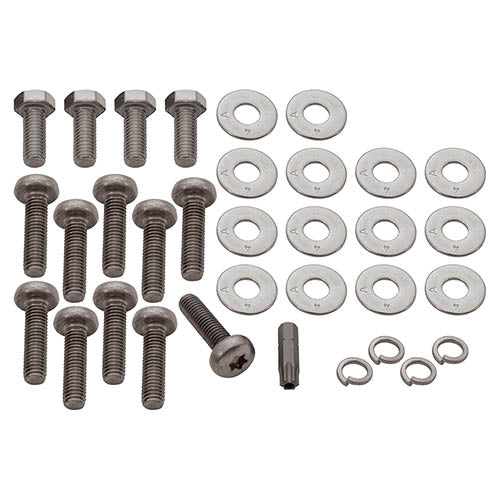 Land Rover Defender & Series Rear Crossmember to Chassis Stainless Steel Fixing Kit - Britpart - DA4795