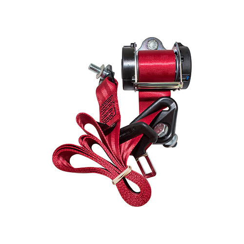 RED SEAT BELT STATION WAGON DEFENDER REAR RH - BRITPART - DA5060RH