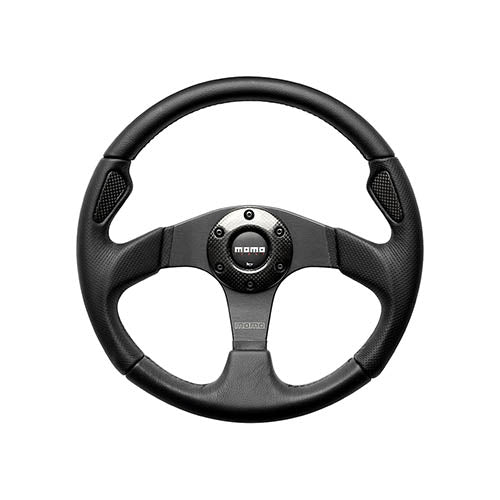 Jet Black Leather Steering Wheel - MOMO - DA5727