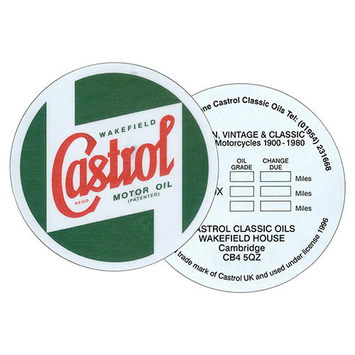 WINDSCREEN SERVICE STICKER - CASTROL - DA6275