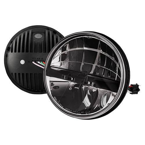 Land Rover Defender Series RRC 7"Round ECE LED Headlamp Upgrade (Pair) RHD - TRUCKLITE - DA6280K