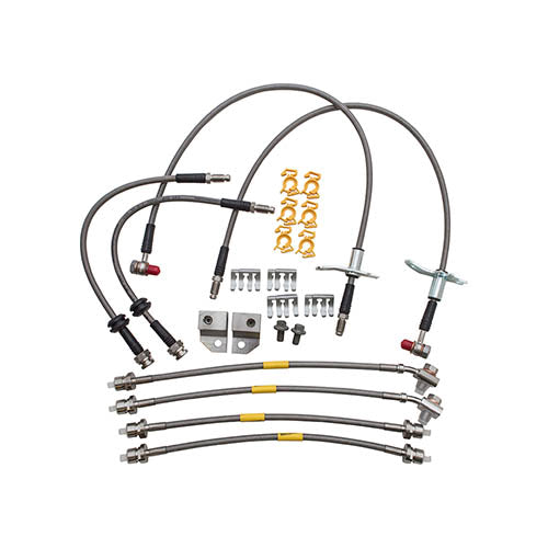 DISCO 3,4 & SPORT STAINLESS STEEL BRAKE HOSE KIT - BRITPART - DA7561