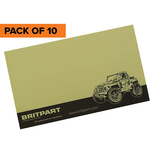BRITPART POST-IT NOTES PACK OF 10 - BRITPART - DA8039