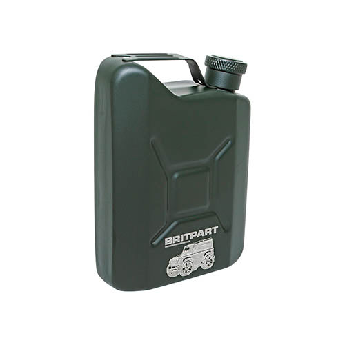 BRITPART JERRY CAN HIP FLASK - 142ML CAPCITY - GREEN - BRITPART - DA8109G