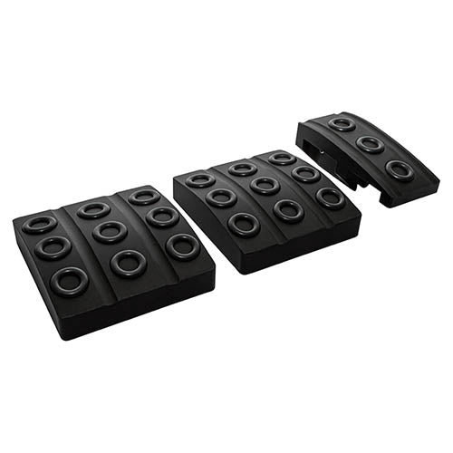DEFENDER TD5/TDCI ALU PEDAL COVERS – BLACK - BRITPART - DA8858