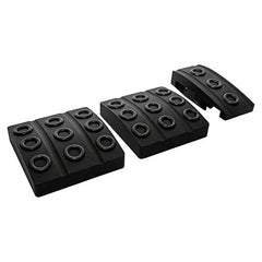 DEFENDER TD5/TDCI ALU PEDAL COVERS – BLACK - BRITPART - DA8858