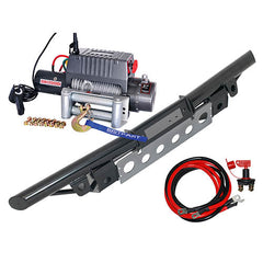 Land Rover Defender 12000lb Winch & Tubular Winch Bumper Kit - Britpart - DB1319