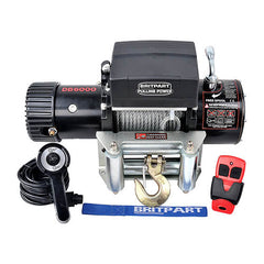 12v 6000lb Electric 4x4 Offroad Winch - Britpart - DB6000