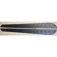 Land Rover Series 3 88" Sill Protector Chequer Plate 2Mm Black - DDS Metals - LR142B