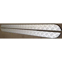 Land Rover Series 3 88" Sill Protector Chequer Plate Satin Anodised Finish 3Mm - DDS Metals - LR142S-3
