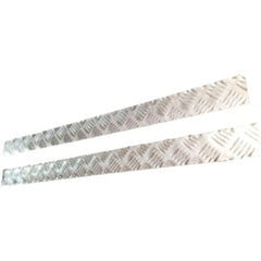 Land Rover Series 3 Bottom Of Front Door Chequer Platesatin Anodised Finish 3Mm - DDS Metals - LR153S-3