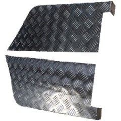 109 Rear Wing Chequer Corner Protectors" - DDS Metals - LR205
