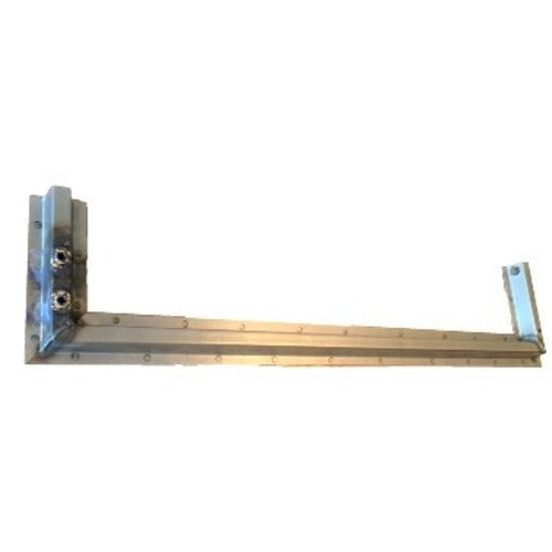 Rear Door Bottom Repair Piece, With 8" Uprights Including Bottom Hinges Land Rover Series 2, 2A, 3 - DDS Metals - LR26ASSY