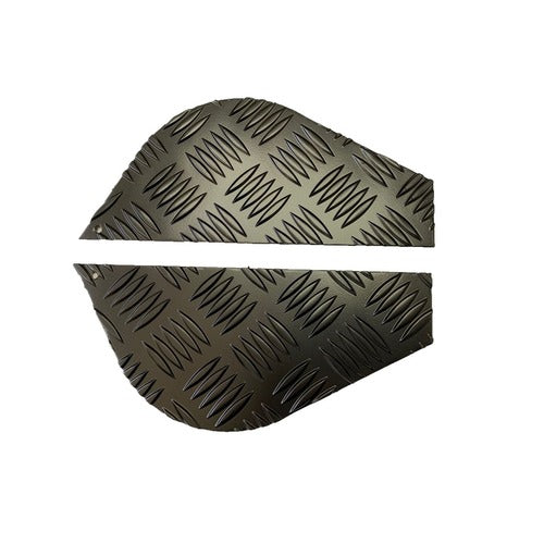 Land Rover Series 3 Rear Wing Corners Black - DDS Metals - LR78B