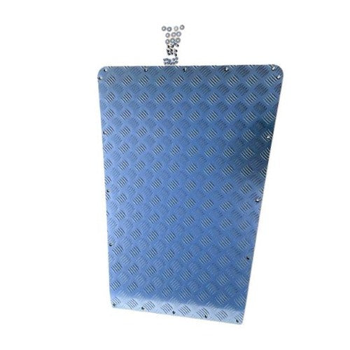 Defender Tdi 3Mm Black Bonnet Protector (C/Sunk & S/S Fittings) - DDS Metals - LRB101B