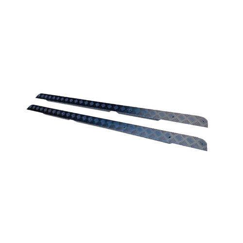 110 Station Wagon Black 3Mm Side Sill Protectors  (C/Sunk & S/S Fittings) - DDS Metals - LRB110B