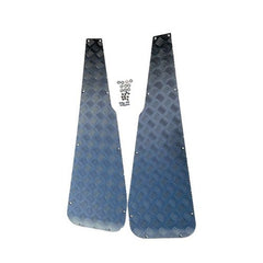 Land Rover Series 3Mm Black Wing Top Protectors (C/Sunk & S/S Fittings) - DDS Metals - LRB112B