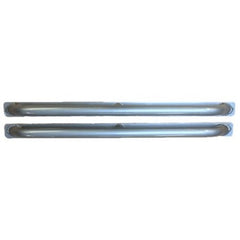 Defender 90 Side Protection Bars (Doors Only) Silver - DDS Metals - LRB892S