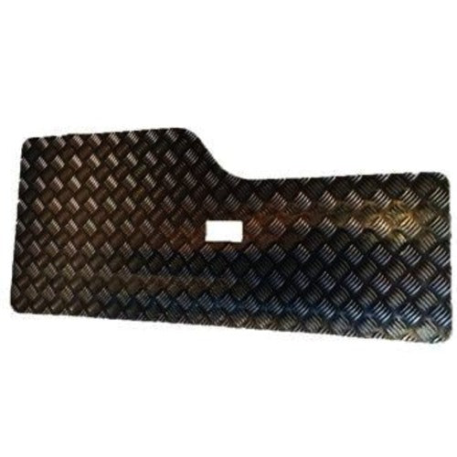 Discovery 2 Rear Door Card Black (Single Hole No Grab Handles) - DDS Metals - LRD308B