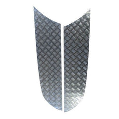 D3 & D4 Chequer Plate Bonnet Sides - DDS Metals - LRD400