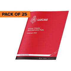 LUCAS BOOKLET PACK 25 - LUCAS - LUCASCAT