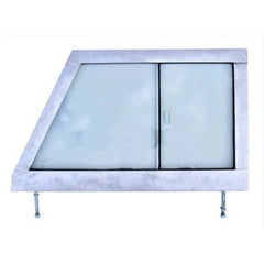 Glazed Galvanised For Land Rover Series 3 Door Top Right Hand (S) - DDS Metals - MTC5382G-GALV
