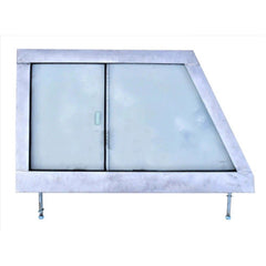 Glazed Galvanised For Land Rover Series 3 Door Top Left Hand (S) - DDS Metals - MTC5383G-GALV