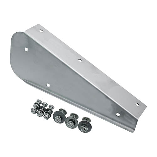 Land Rover Defender 90 LHS Rear Stainless Mud Flap Bracket - Britpart - MUC3987SS