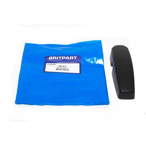 Land Rover Defender Windscreen Bracket LHS Black - BRITPART - MUC7912
