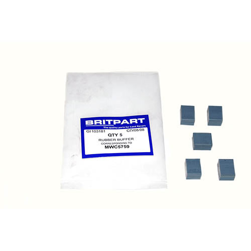 Land Rover Defender Front Door Check Strap Buffers - BRITPART - MWC5759