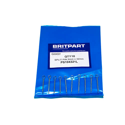 SPLIT PIN 2mm x 32mm - BRITPART - PS104321L