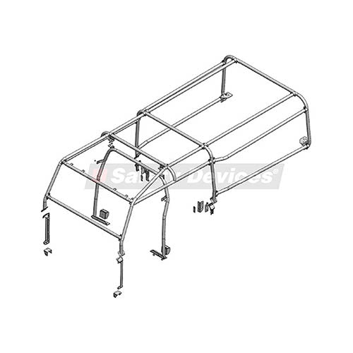 ROLL CAGE DEFENDER 130 - SAFETY DEV - RBL2587SSS