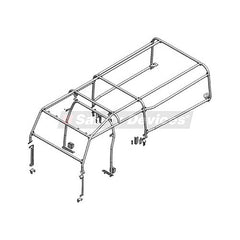 ROLL CAGE DEFENDER 130 - SAFETY DEV - RBL2587SSS