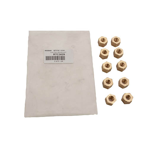 5/16 UNF BRASS NUT - OEM - RTC3629