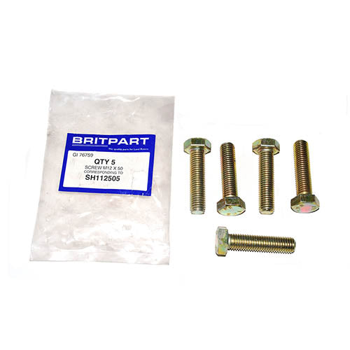 SCREW M12 X 50 - BRITPART - SH112505