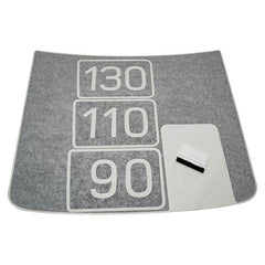 Land Rover Defender L663 Matt Black Self Adhesive Anti-Glare Bonnet Decals - Land Rover - VPLEP0517