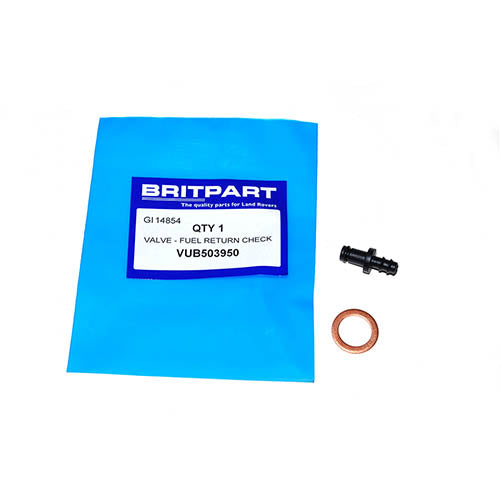 VALVE - FUEL RETURN CHECK - BRITPART - VUB503950